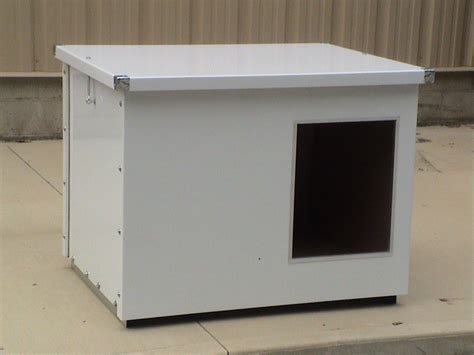 metal insulated dog house|small insulated dog house.